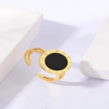 Black Numeral Ring