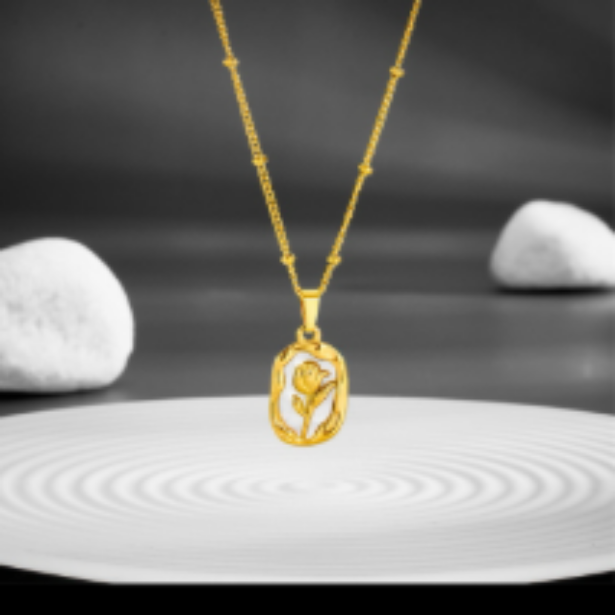 Vintage Rose Pendant